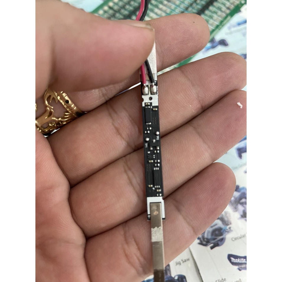 Mạch Bảo Vệ 1s 3.7v 3A Bms Cho Pin Li-ion 18650.