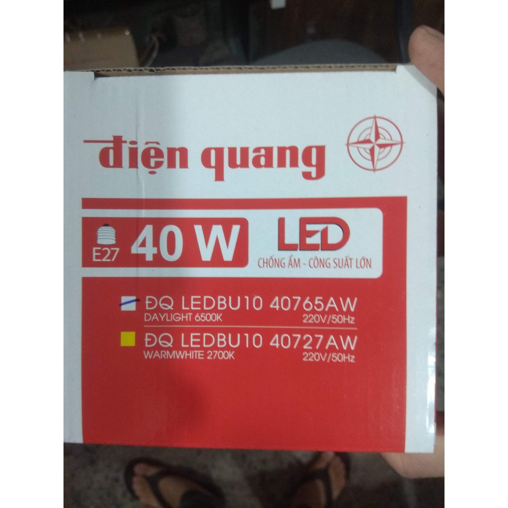 Đèn LED bulb công suất lớn Điện Quang ĐQ LEDBU10 40W/50W, chống ẩm