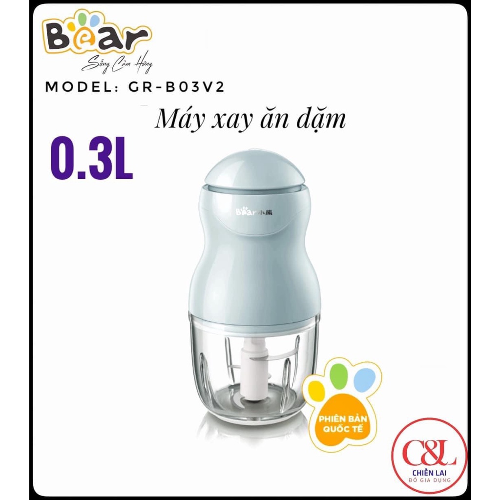 Máy xay sinh tố đa năng Bear GR-B03V2 - Hàng chính hãng