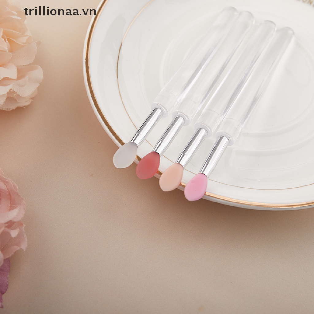Set 1 / 5 Cọ Tô Son Môi Bằng Silicone Đa Năng Kích Thước Nhỏ Gọn