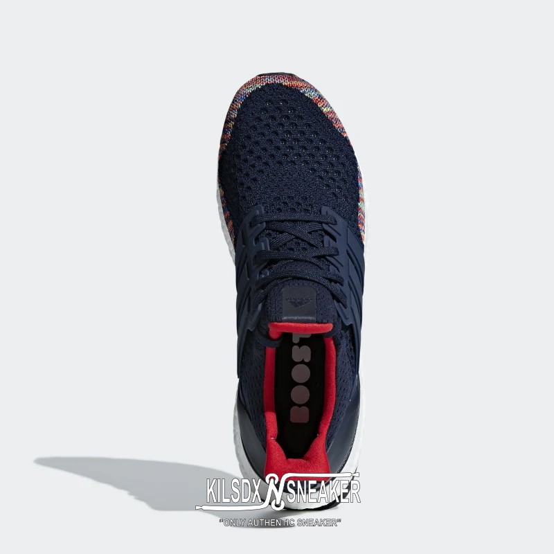 [  Chính hãng  ]-Giày Sneaker Unisex Adidas Ultra Boost  4.0 Multicolor Navy BB7801