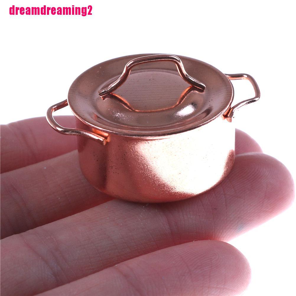 Mô Hình Nồi Đồng Có Nắp Trang Trí Nhà Búp Bê
