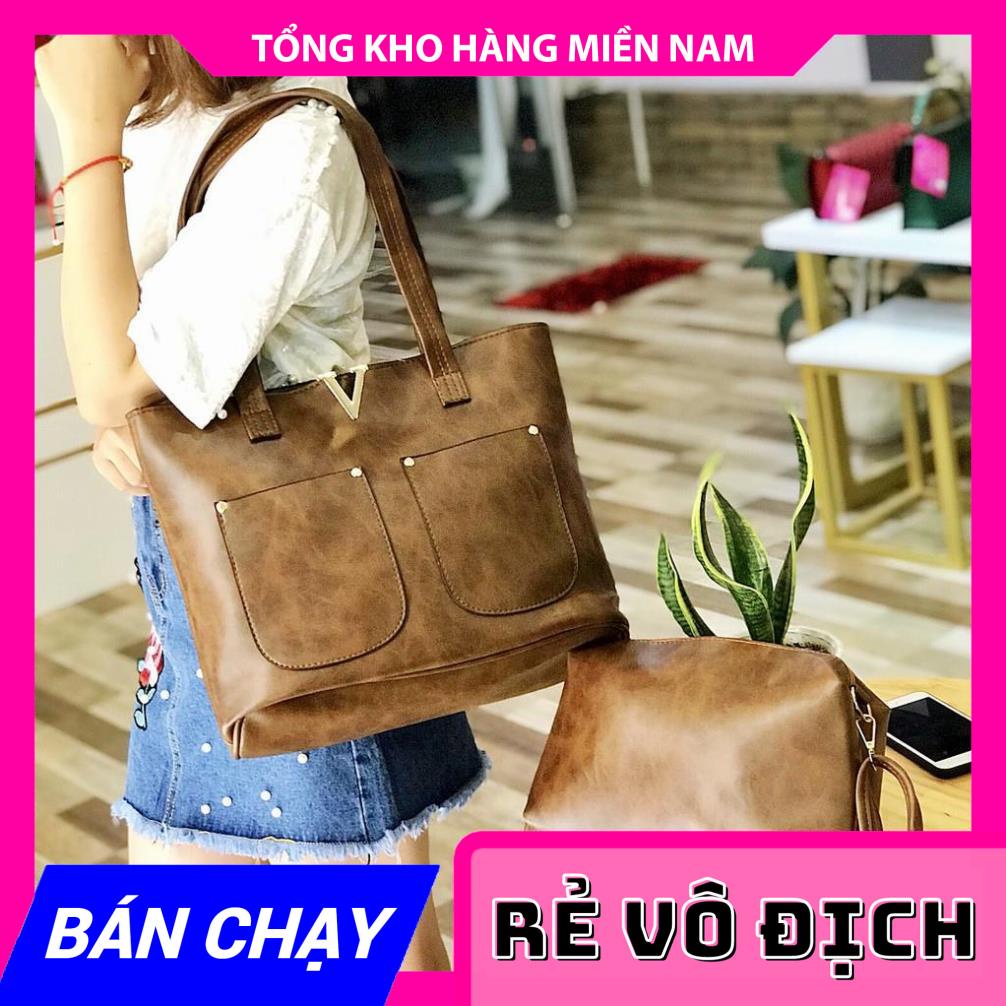 SET TÚI CHỮ V MỀM 2 TÚI TO VỪA  A4 TX111 ⚡FREESHIP⚡100% ẢNH THẬT⚡ CHUYÊN SỈ - GIÁ TỐT  MY