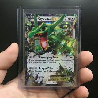 [CHÍNH HÃNG] Thẻ bài Pokémon Rayquaza EX 75/108