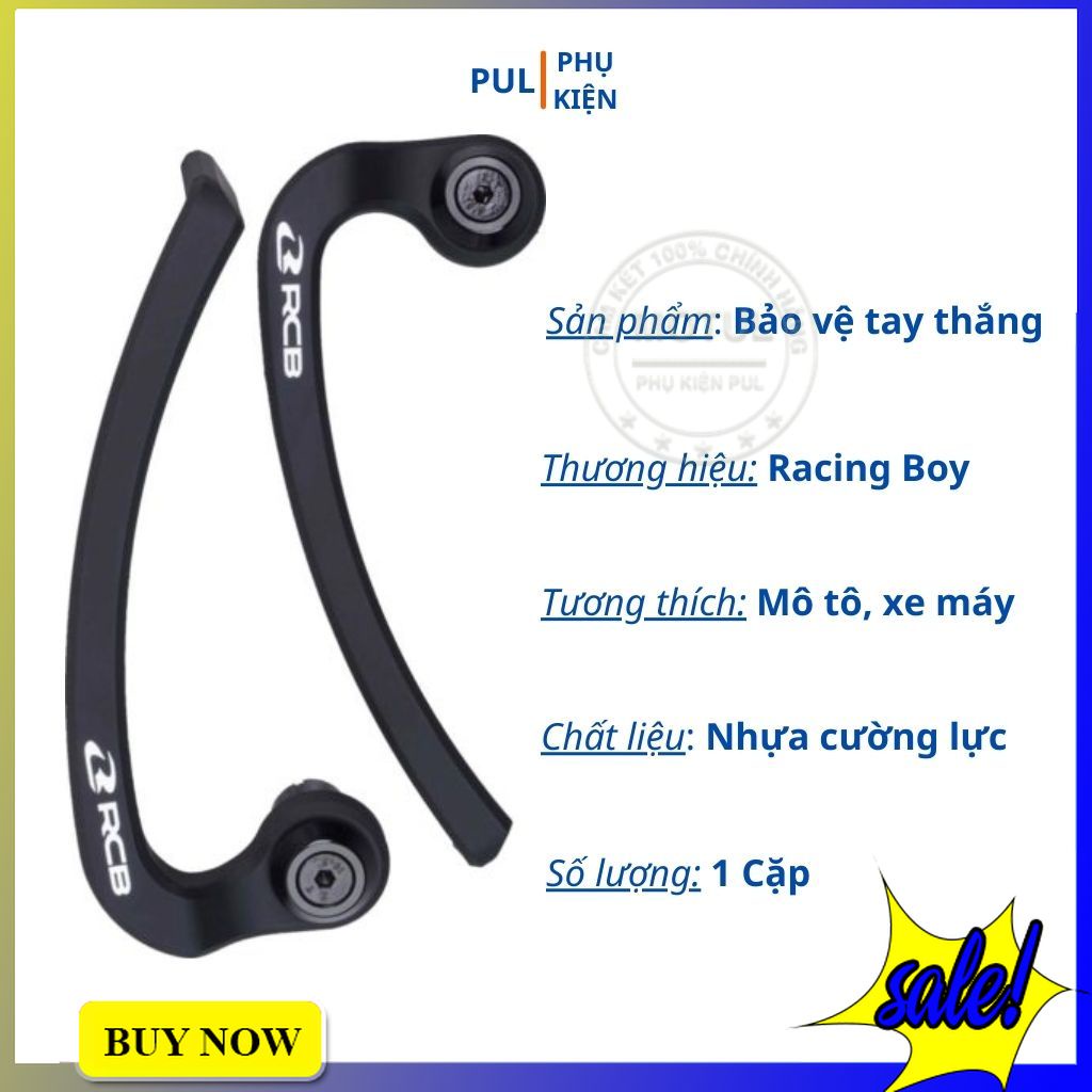 Bảo vệ tay thắng RCB chính hãng mẫu GP2 cho moto, xe máy Vario AB Winner Ex Sirius...