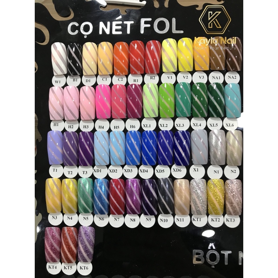 CỌ NÉT FOL VẼ HOA VĂN, HOẠT HÌNH 8ML Chuyên Dụng Ngành Nail