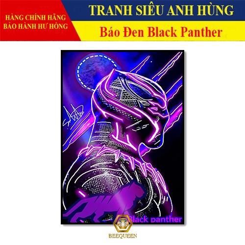 Tranh Trang Trí Siêu Anh Hùng Báo Đen - Tranh Treo Tường Báo Đen