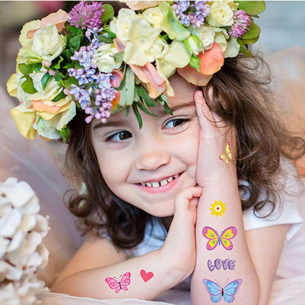 DIACHAVN Set 10 Tấm Hình Xăm Dán Nhiều Kiểu Thời Trang