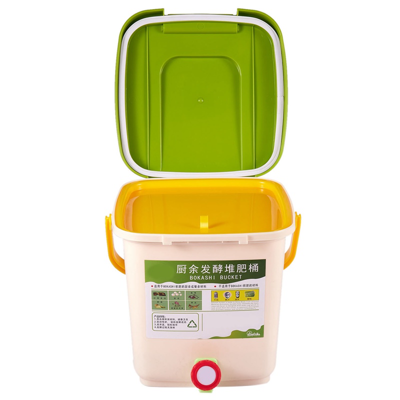 Thùng đựng rác 12L bằng nhựa PP hữu cơ tiện dụng