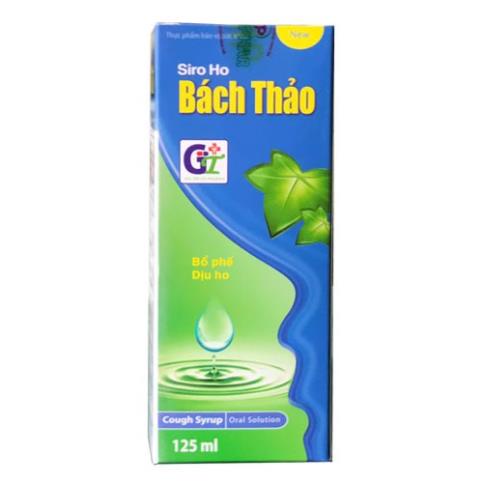 {Chính hãng} Siro ho Bách Thảo - Hỗ trợ giảm ho, đau họng, ngứa rát cổ họng (chai 125ml)