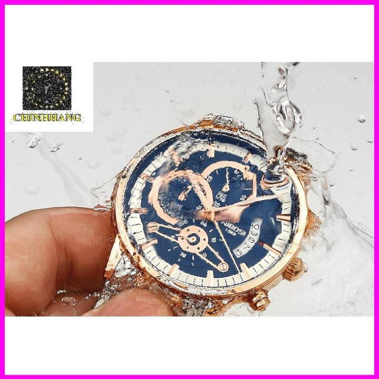 [ Freeship_ Video + Hình thật ] ĐỒNG HỒ NAM NIBOSI 1985 DÂY THÉP CHÍNH HÃNG | BigBuy360 - bigbuy360.vn