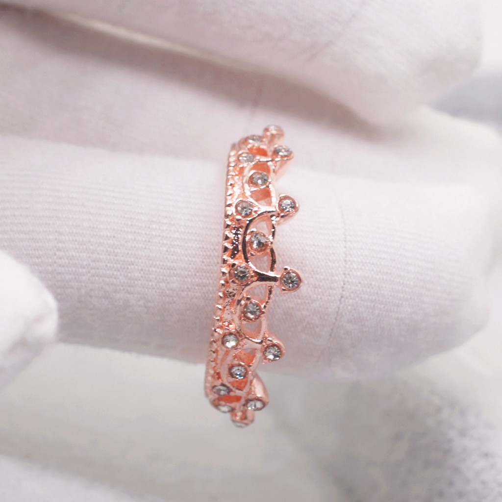 Set Nhẫn Đeo Tay Kim Loại Đính Đá Thời Trang Cho Nữ