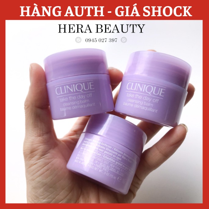 [Minisize Showroom Chính Hãng] Sáp tẩy trang Clinique Take The Day Off Cleansing Balm 15ML (mini) | BigBuy360 - bigbuy360.vn