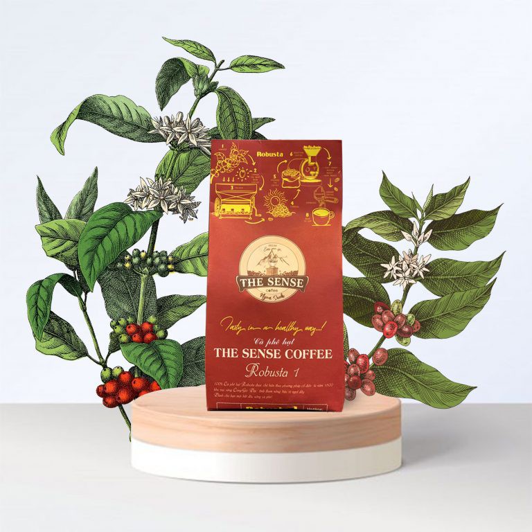 Cà Phê Hạt Nguyên Chất Robusta 100%, ngon, sạch, chất lượng cao,uy tín trên thị trường - The Sense Coffee