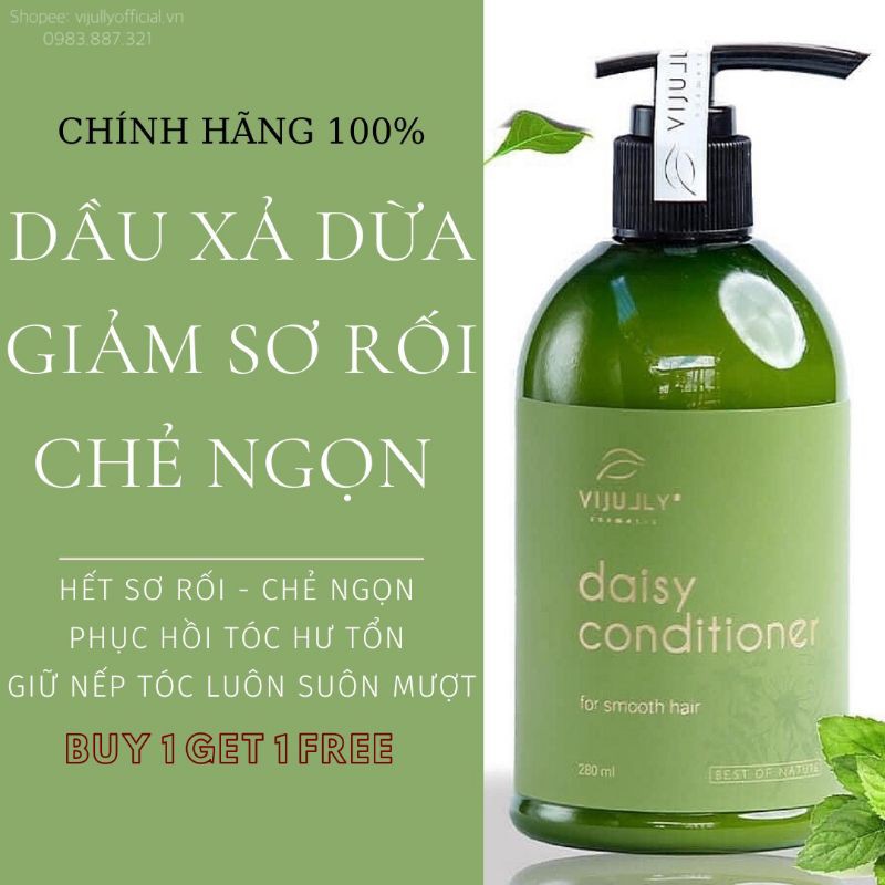 [HẾT SƠ RỐI - CHẺ NGỌN 100%] DẦU XẢ DỪA PHỤC HỒI HƯ TỔN VI JULLY