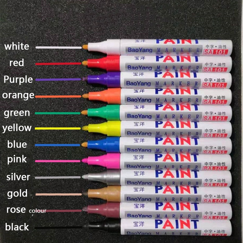 Set 3 Bút Vẽ Trang Trí Lốp Xe Ô Tô