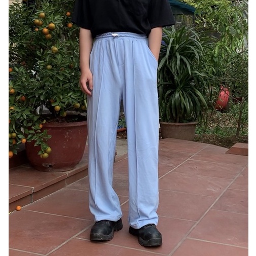 Quần gân ống suông phong cách hàn quốc dễ mặc dễ phối, big size M-5XL