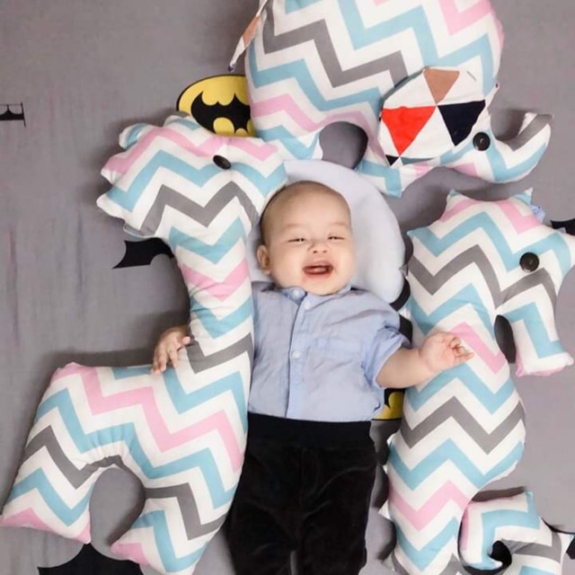 Gối ôm cho bé hình thú cao cấp size lớn