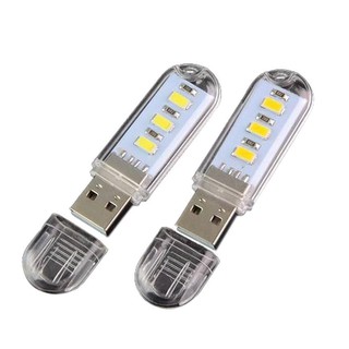 Đèn 3 led USB siêu sáng, trong suốt (nhỏ gọn,tiện dụng)