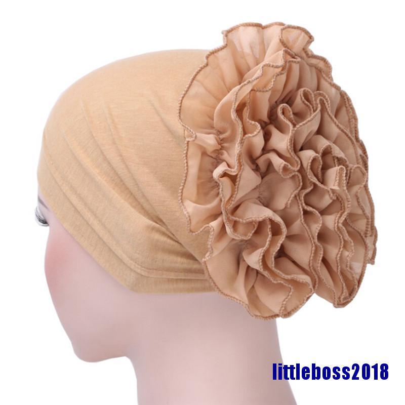 Khăn Turban Trùm Đầu Co Giãn In Họa Tiết Hoa Phong Cách Ấn Độ Thời Trang 2018 Cho Nữ