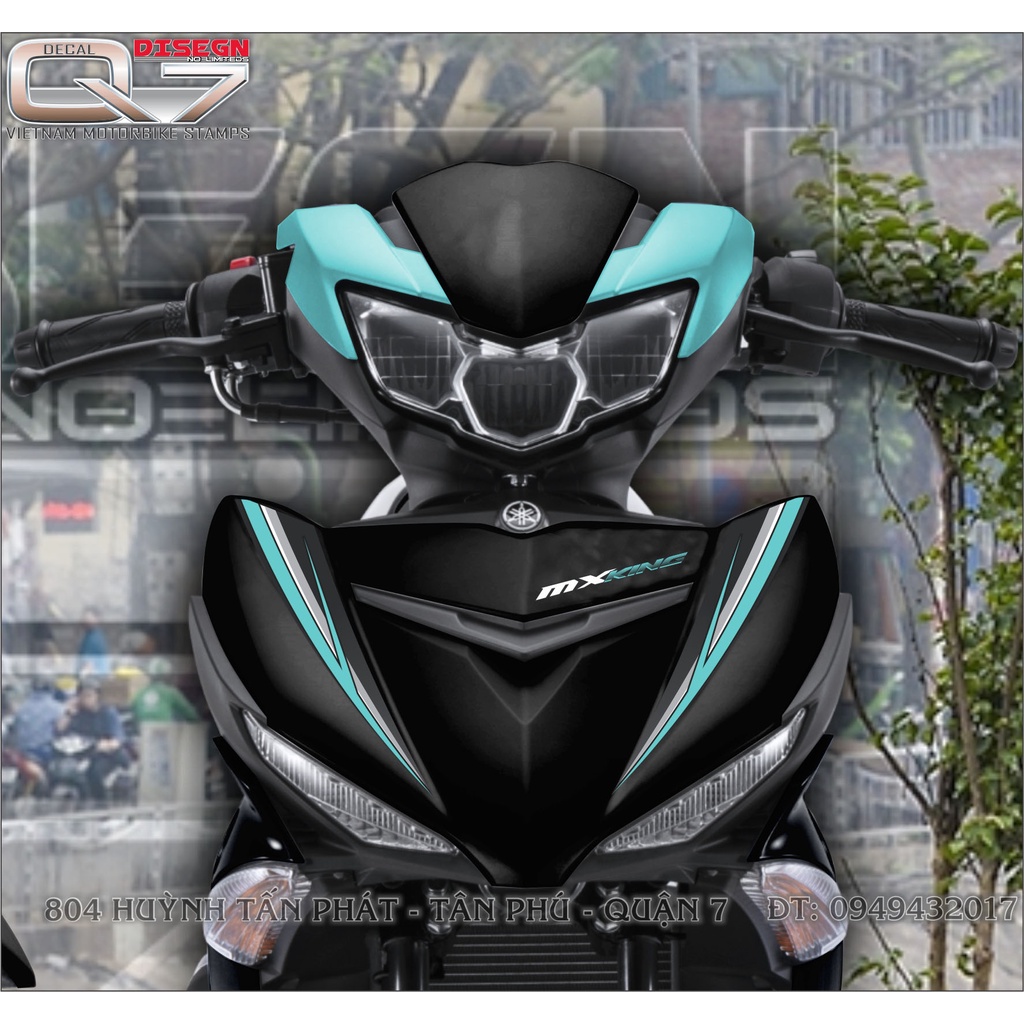 TEM RỜI EXCITER 150 XANH ĐEN