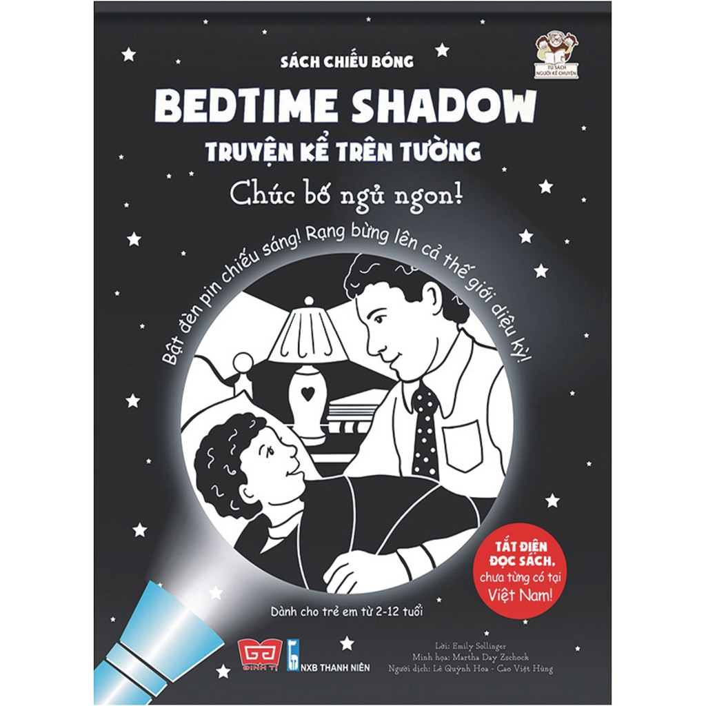 Sách chiếu bóng - sedtime shadow – truyện kể trên tường - chúc bố ngủ ngon