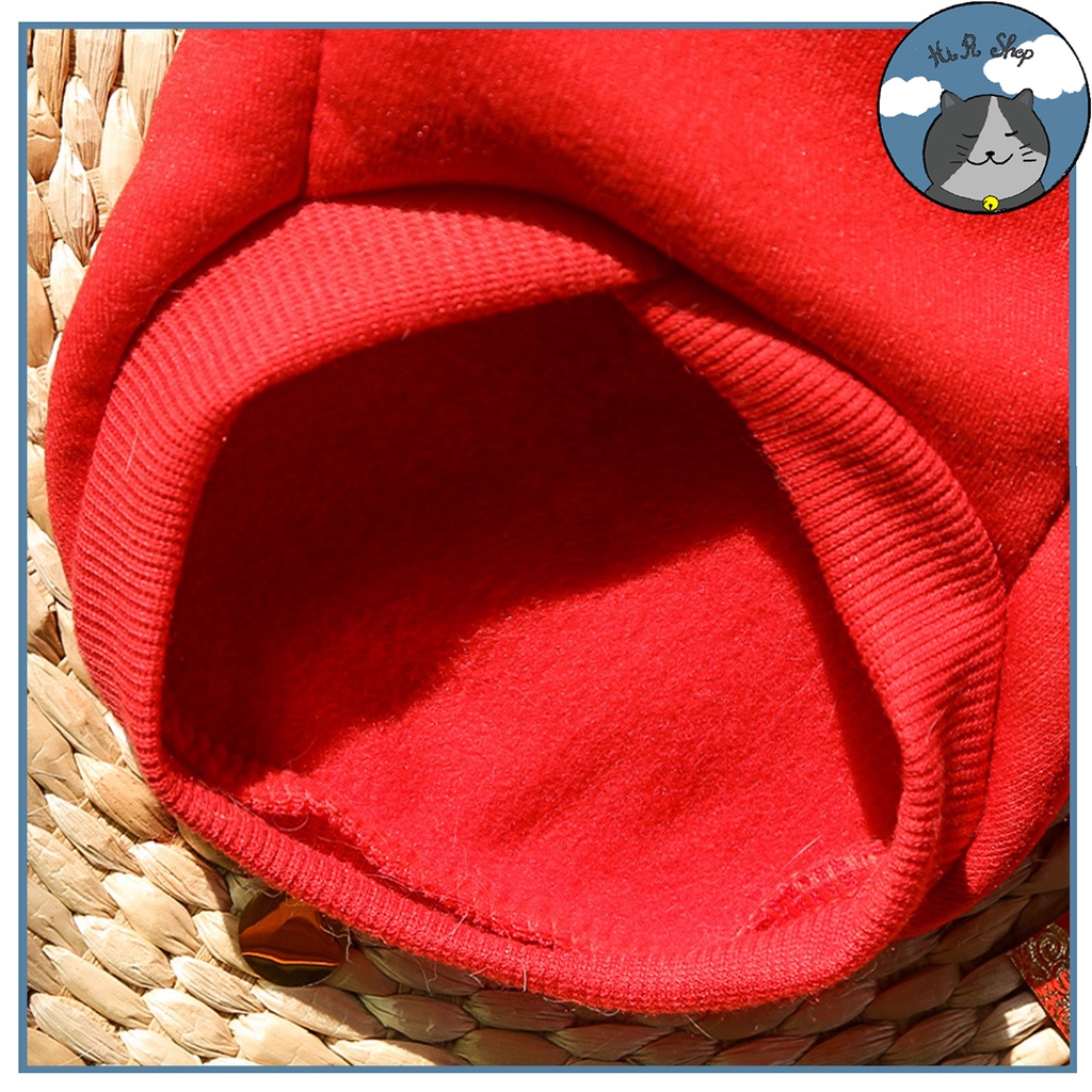 Áo Tết Hình Lân Áo Thiết Kế Xinh Xắn Cho Thú Cưng Áo Mùa Đông Cho Chó Mèo