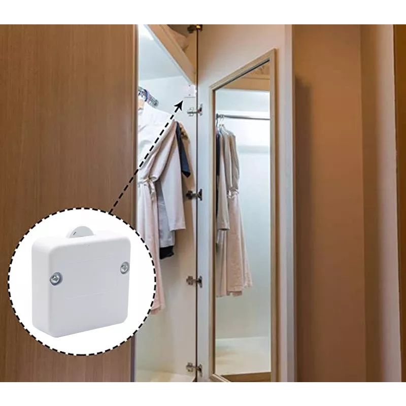 Công tắc tủ quần áo loại dấu dây điện siêu thẩm mĩ tải 0V - 220V (10A)