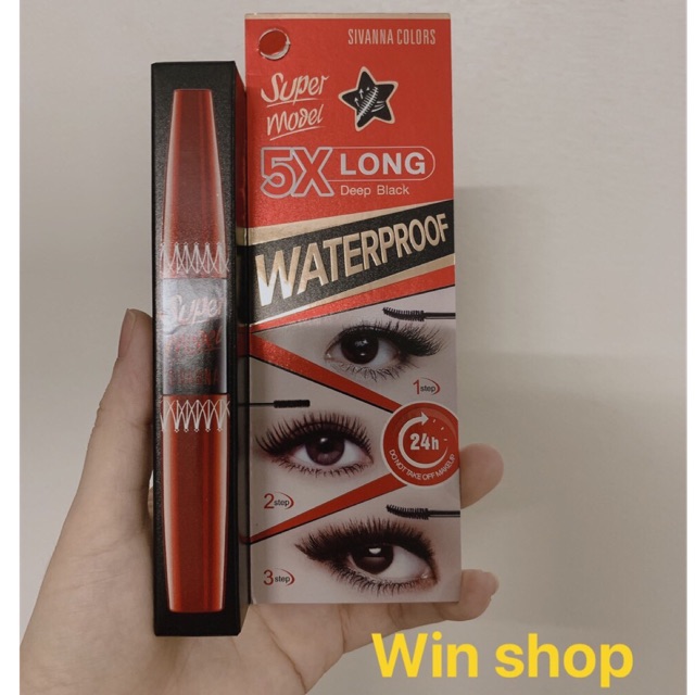 Mascara Sivanna Super Model Water-Proof Mấcra Thái Lan