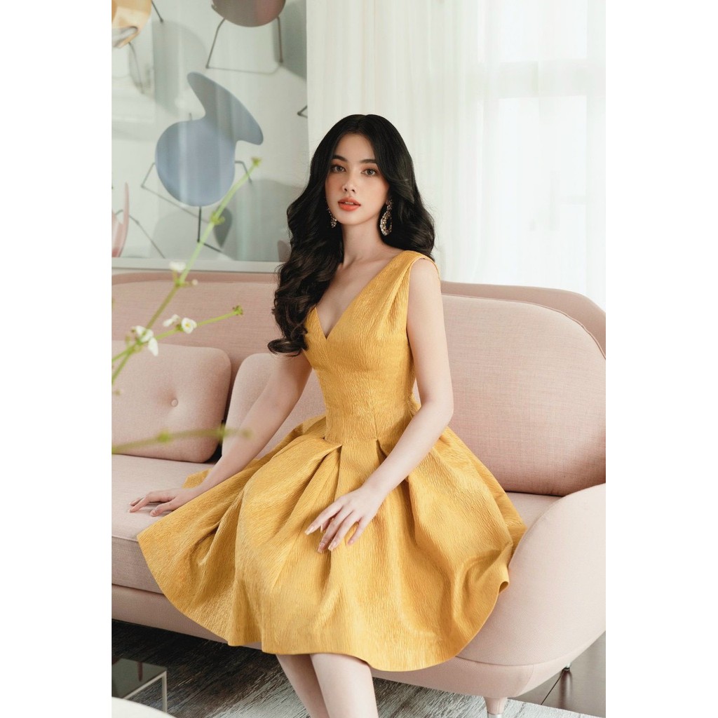 Đầm xòe thiết kế sang trọng cao cấp