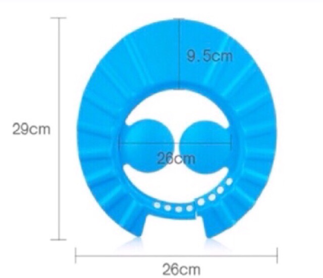 Mũ gội đầu chống nước vào mắt, mũi khi tắm cho bé