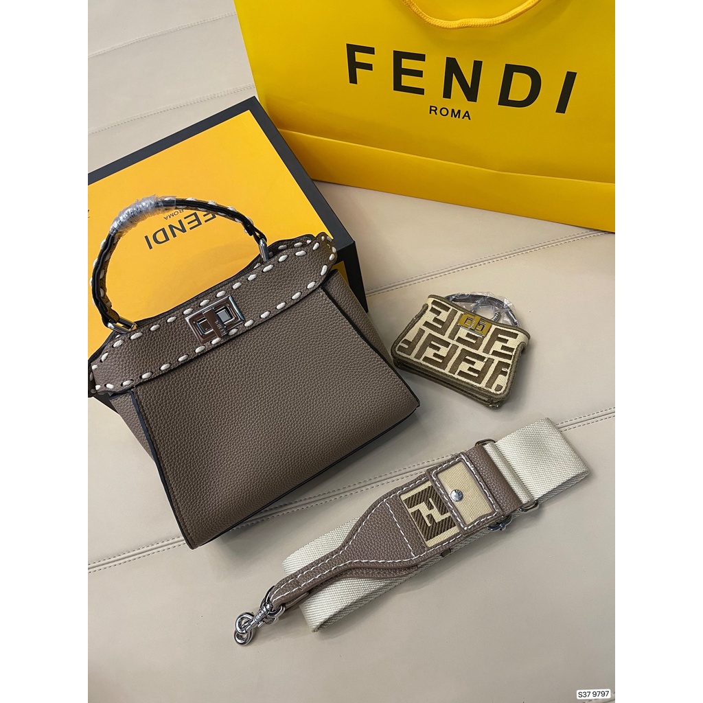 Túi xách nữ da thật 𝑭𝒆𝒏𝒅𝒊 FD cao cấp, thiết kế hiện đại, sang trọng