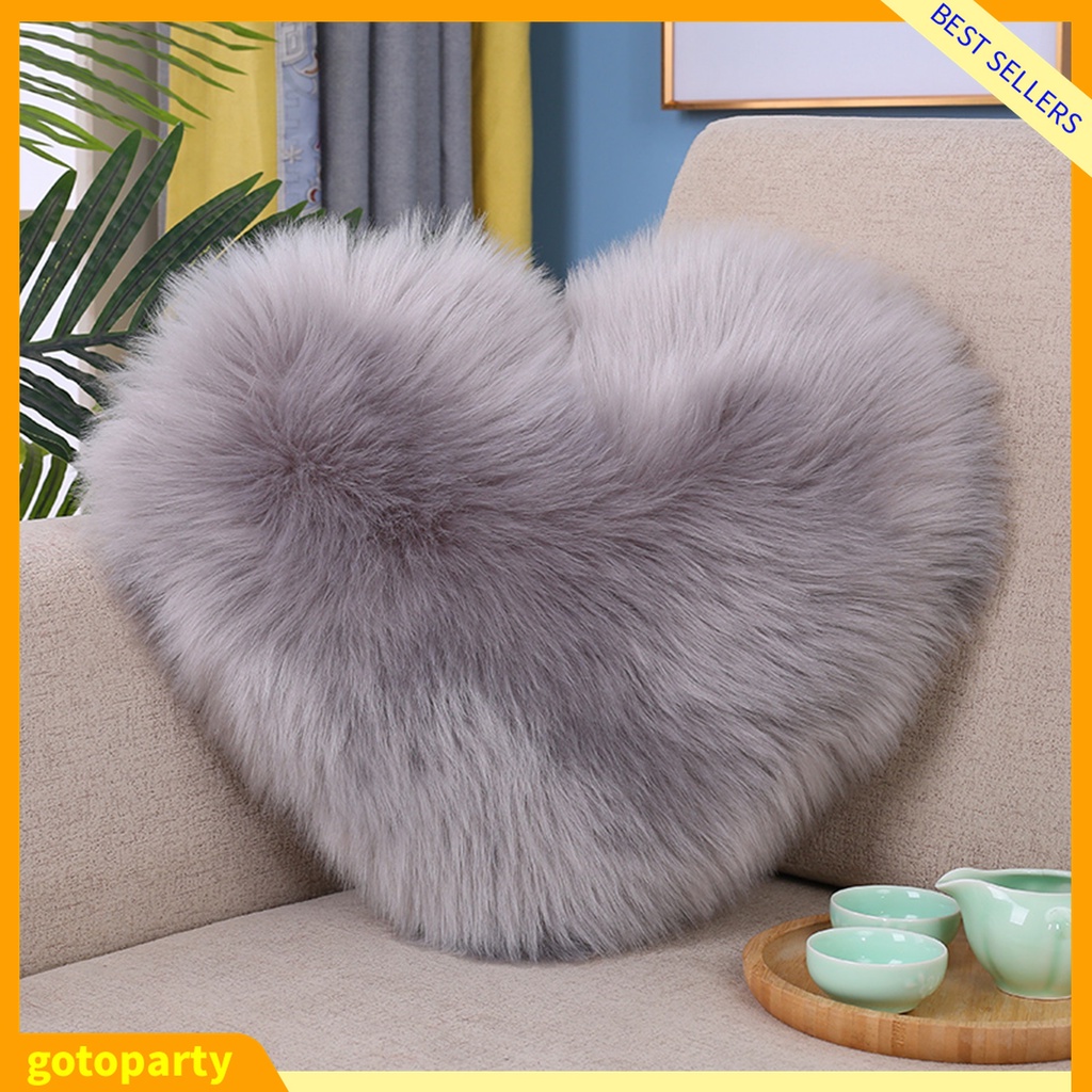 Gối Cotton PP Mềm Hình Trái Tim Trang Trí Ghế Sofa