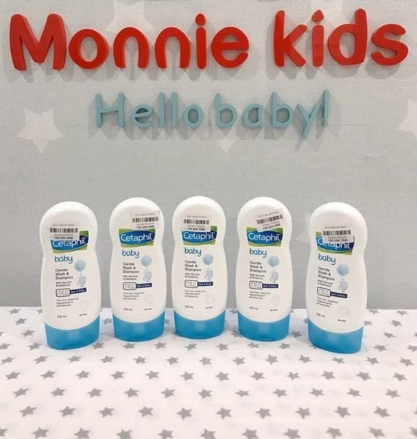 Sữa tắm Cetaphil 230ml, sữa tắm thành phần tự nhiên an toàn cho bé - Monnie Kids