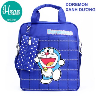 BALO CHO BÉ TRAI IN HÌNH DOREMON ĐEO 2 KIỂU TIỆN DỤNG
