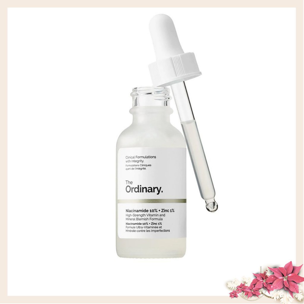 Serum The Ordinary Niacinamide 10% + Zinc 1% chính hàng 30ml