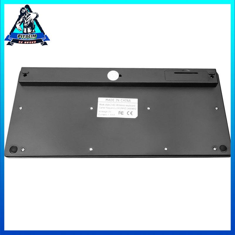 [Fitslim] Wireless French Keyboard Mouse Ultra Slim Multimedia Keyboard Mouse Combo