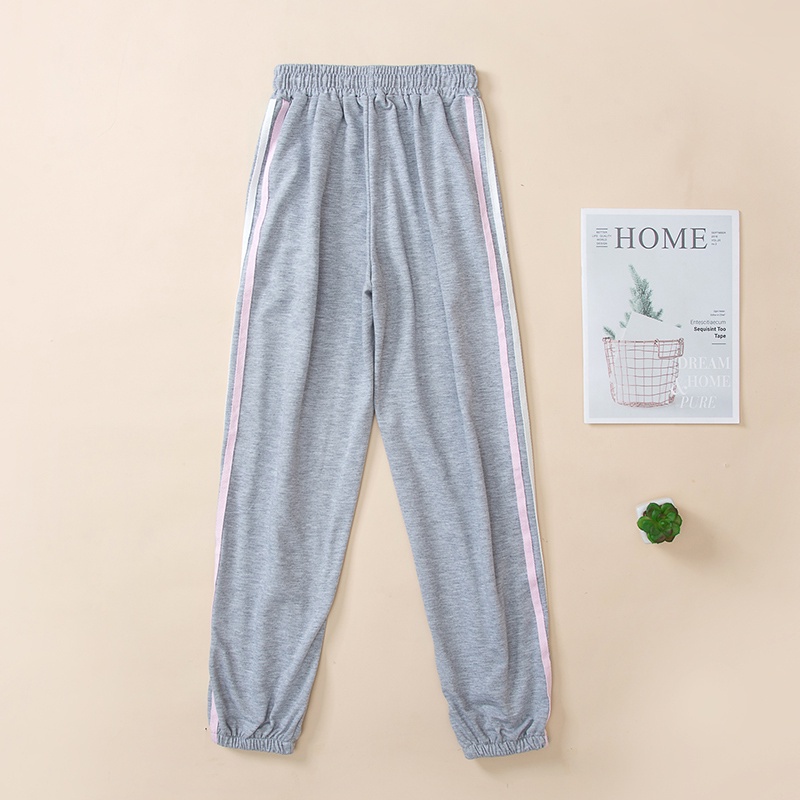 Quần jogger NRVP lưng cao ống rộng thời trang trẻ trung dành cho nữ