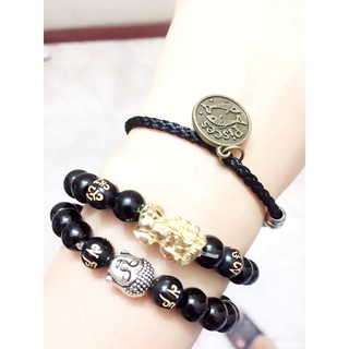 Vòng tay mặt phật bình an