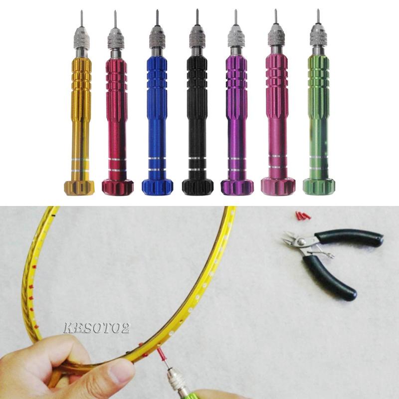 Kesoto2 Dụng Cụ Gỡ Vòng Đệm Vợt Cầu Lông Bằng Thép Không Gỉ 12.4cm