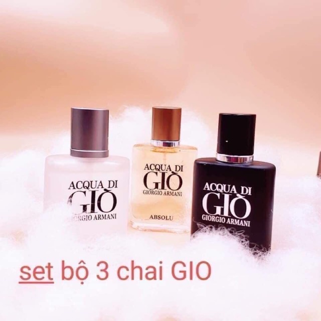 Sét nước hoa acqua di giò