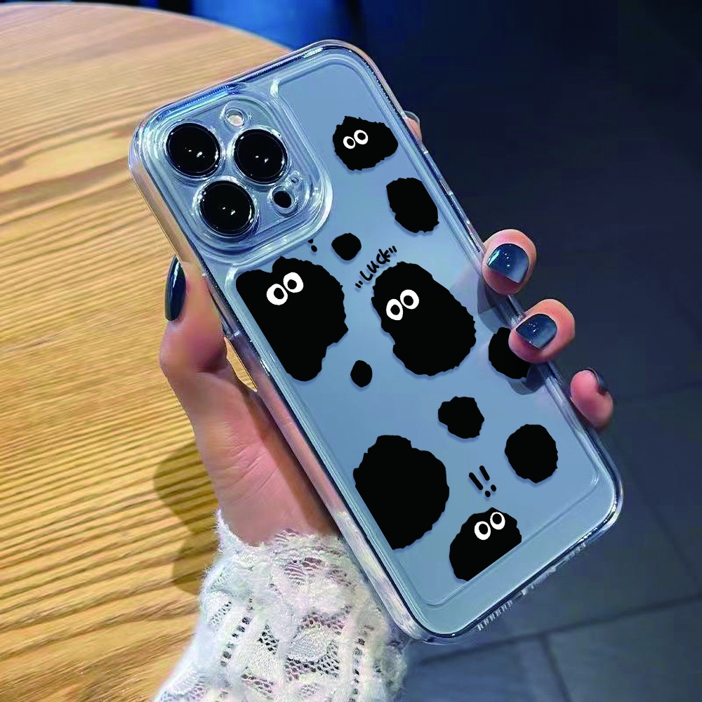 Ốp Điện Thoại Trong Suốt Hình Động Vật Dễ Thương Cho iphone 11 13 7 8 Plus 12 13Pro Max X XS Max 7 8 SE 2020