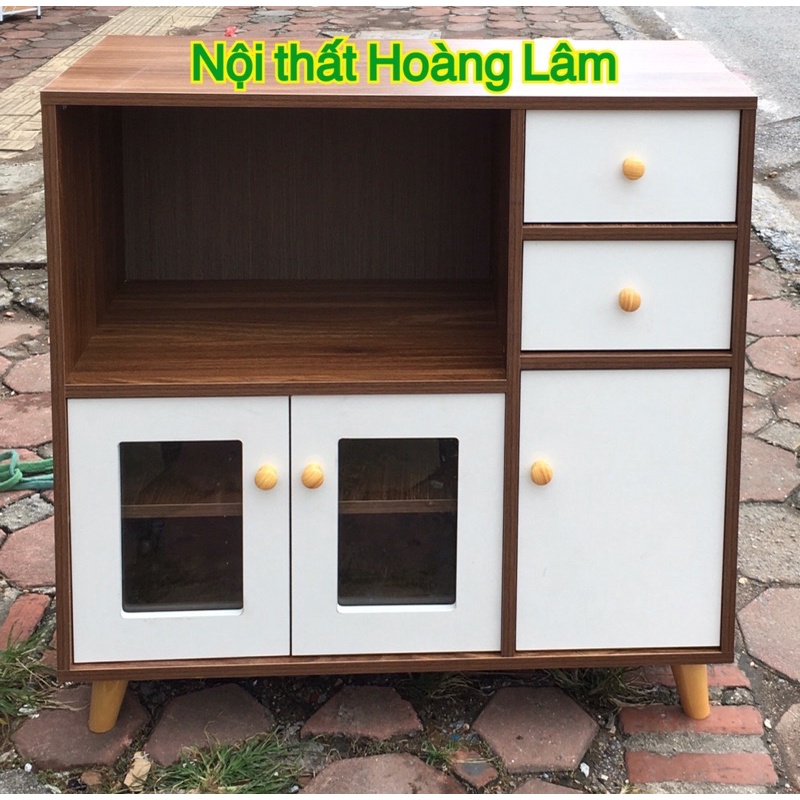 Tủ đa năng chân gỗ hiện đại