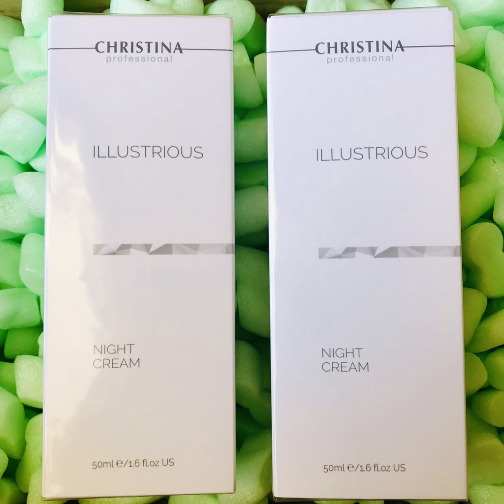 Kem dưỡng đêm Christina Illustrious Night Cream trẻ hoá, trắng sáng, mờ thâm nám- 20ml