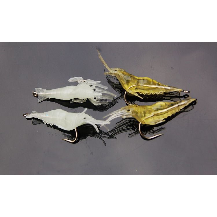 Set 10 Mồi Câu Cá Giả 3D 1.3g/5cm Bằng Silicon Mềm