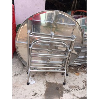 Bàn inox 1m2 cao cấp dày