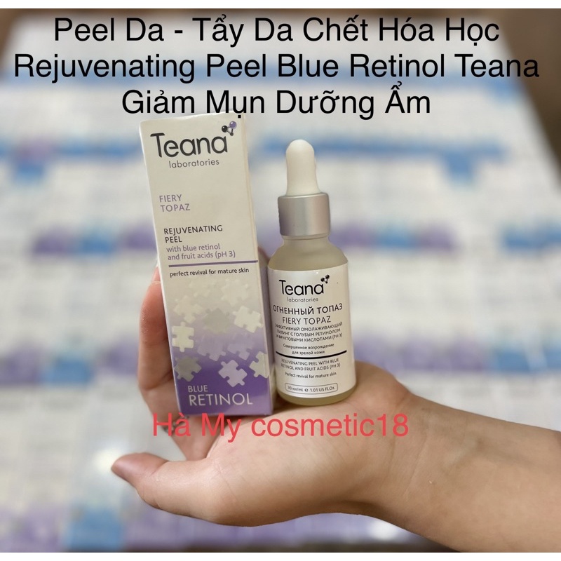 Peel da - Tẩy da chết hóa học Rejuvenating Peel Blue Retinol Teana - Giảm mụn, dưỡng ẩm, đổi mới làn da | BigBuy360 - bigbuy360.vn