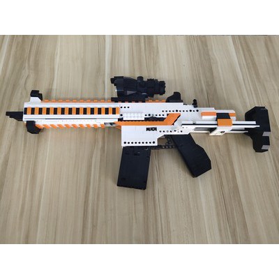 Đồ Chơi Lắp Ráp Kiểu Lego Mô Hình Súng PUPG M416 (HK416C) Asiimov 1000+ Mảnh Ghép - Bản Thiết Kế Tiêu Chuẩn Của Kevin183