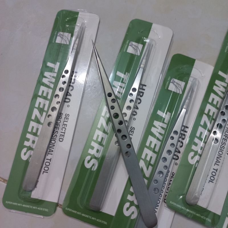 Nhíp thẳng lỗ mũi cứng nhọn