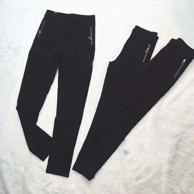 QUẦN LEGGING UMI KHOÁ SƯỜN hàng VNXK_L05